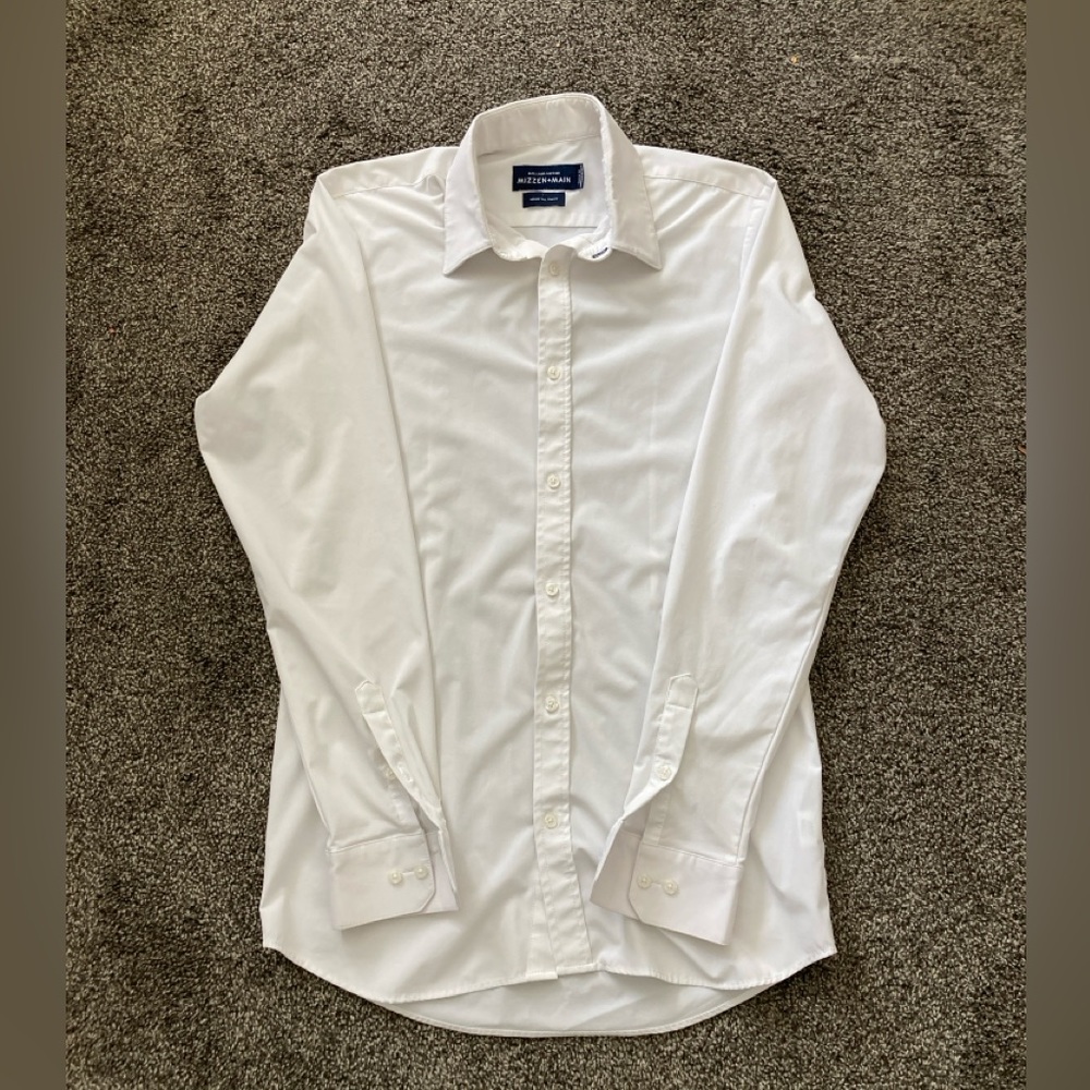 Mizzen + Main Dress Shirt Medium Tall